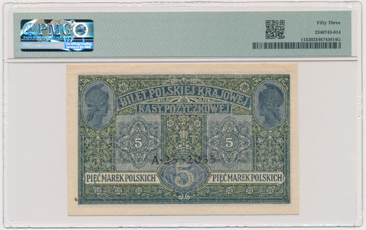 5 marek 1916 – Generał – Biletów – A – PMG 53