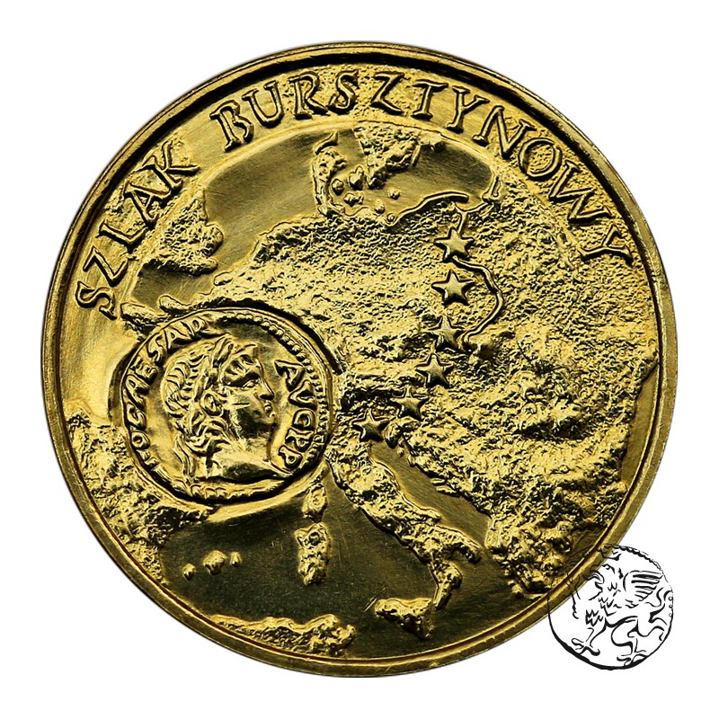 III RP, 2 złote, 2001, Szlak Bursztynowy