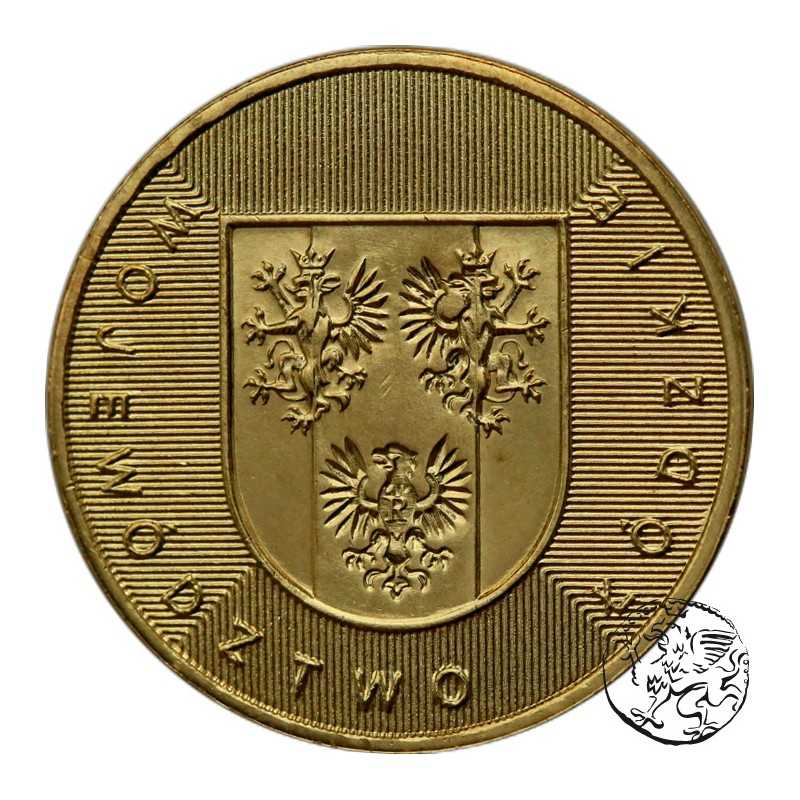 III RP, 2 złote, 2004, Województwo Łódzkie