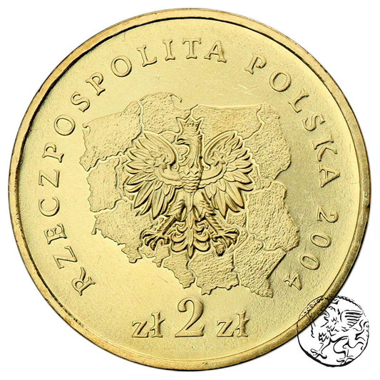 III RP, 2 złote, 2004, Województwo Śląskie