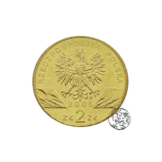III RP, 2 złote, 2005, Puchacz