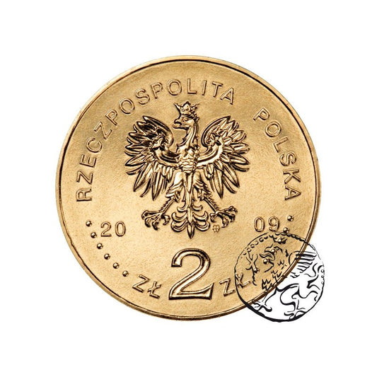 III RP, 2 złote, 2009, Trzebnica