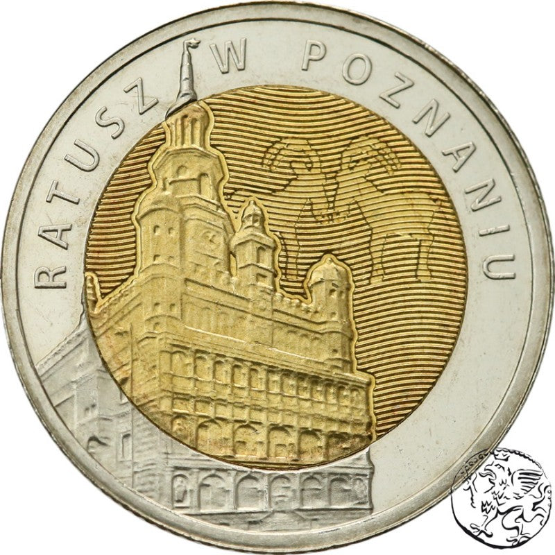 III RP 5 złotych, 2015, Ratusz w Poznaniu
