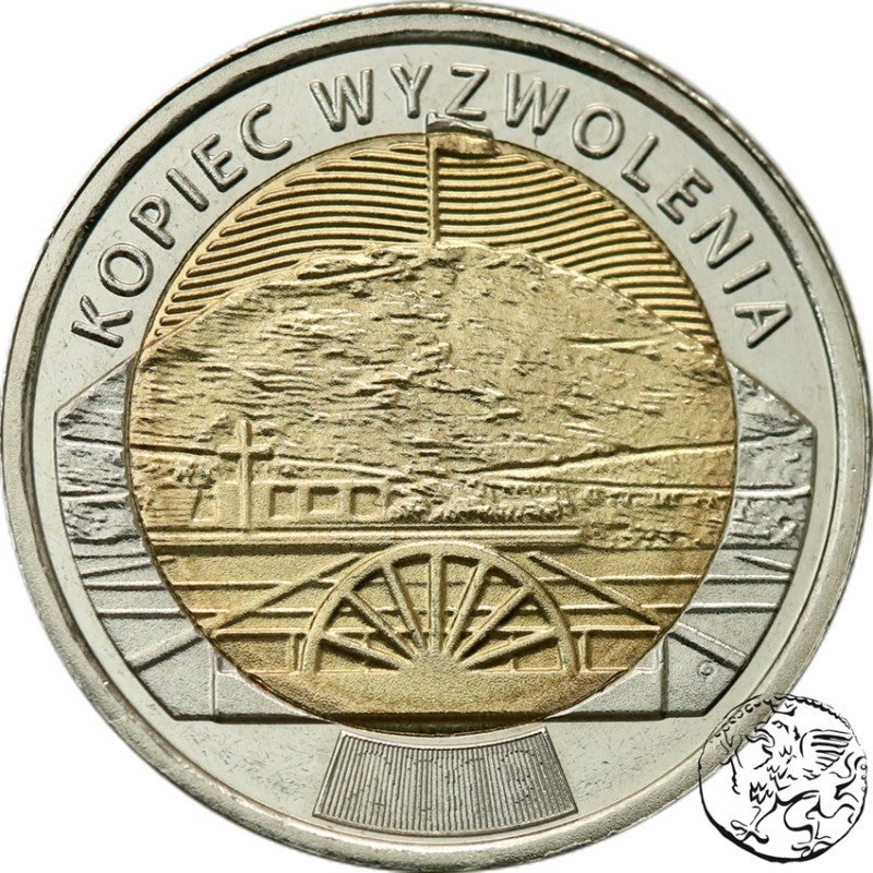 III RP, 5 złotych, 2019, Odkryj Polskę – Kopiec Wyzwolenia