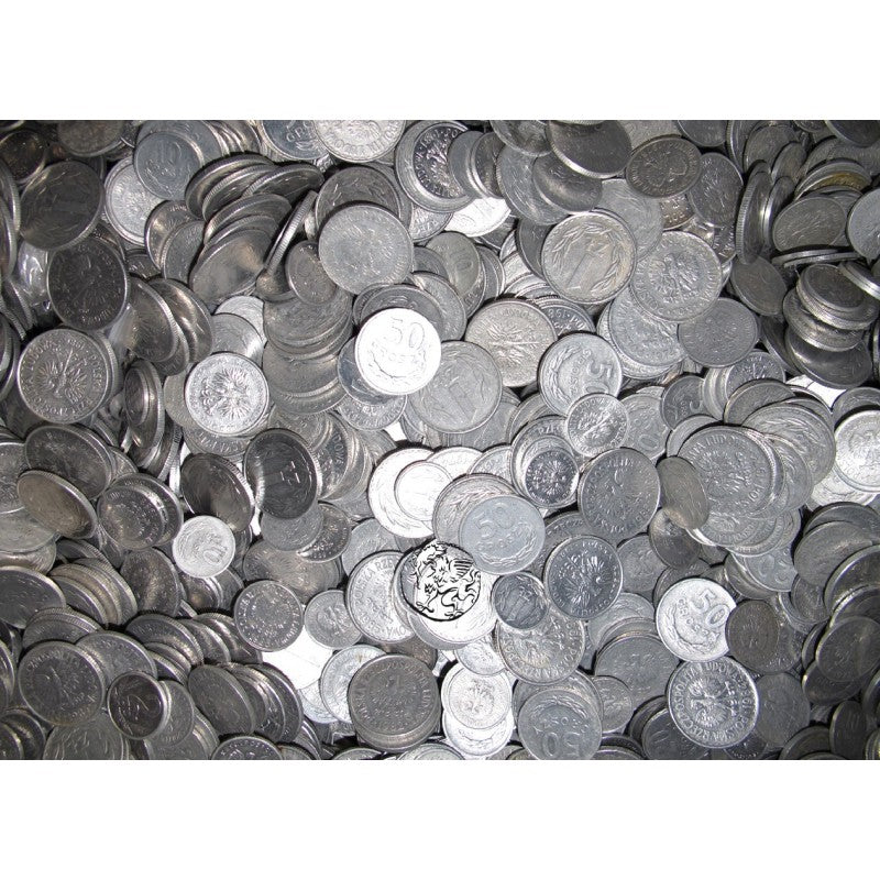PRL, Monety Aluminiowe, 1 kilogram MIX
