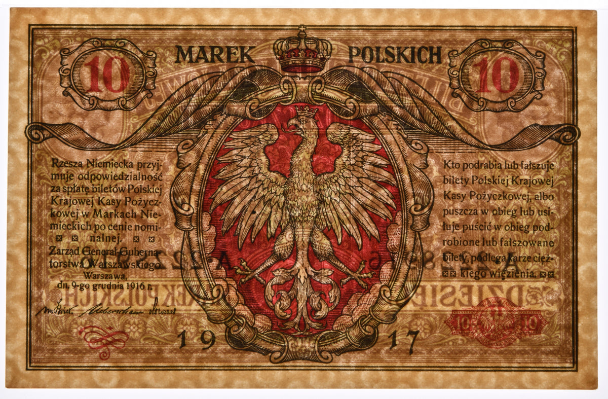 10 marek 1916 – Generał – biletów – PMG 64 EPQ – BERLIN III – RZADKOŚĆ