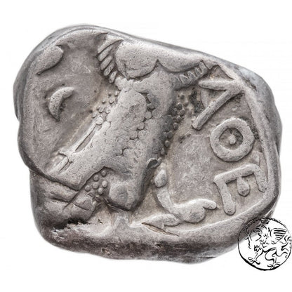 Grecja, Attyka, Ateny, tetradrachma 393-262 p.n.e., sówka