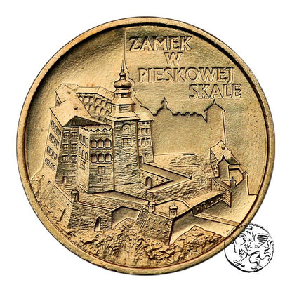 III RP, 2 zł,1997, Zamek Pieskowa Skała