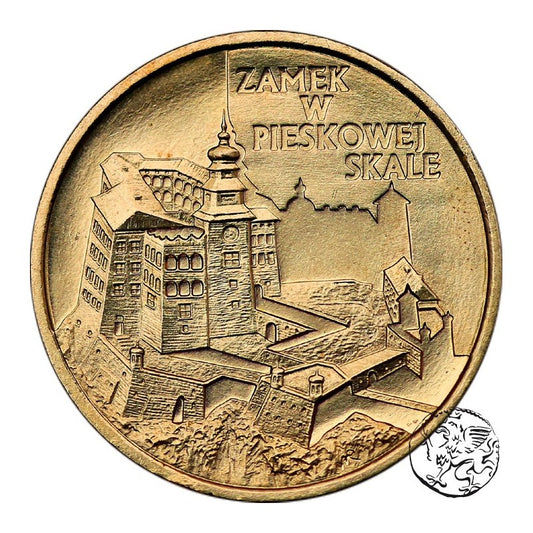 III RP, 2 zł,1997, Zamek Pieskowa Skała