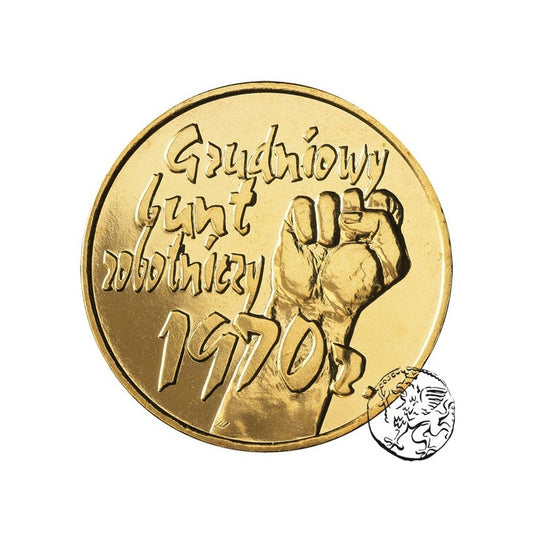III RP, 2 złote, 2000, Bunt Grudzień 1970