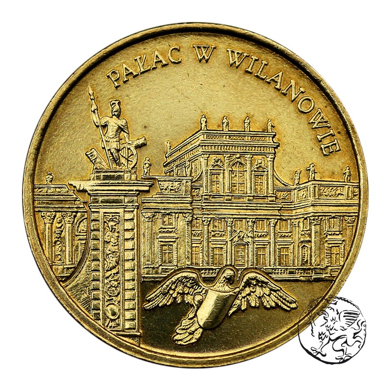 III RP, 2 złote, 2000, Pałac w Wilanowie