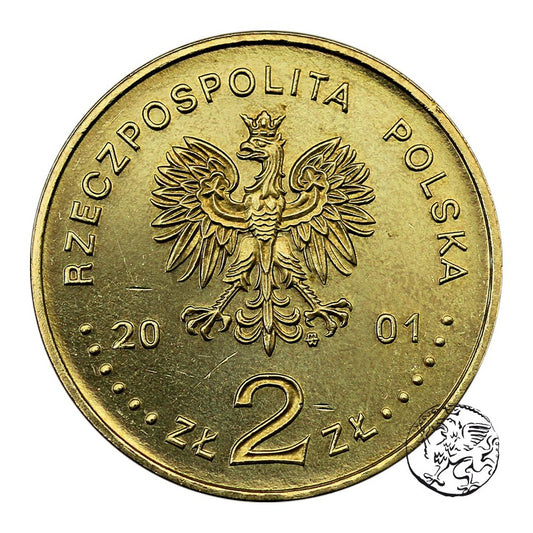 III RP, 2 złote, 2001, Jan III Sobieski