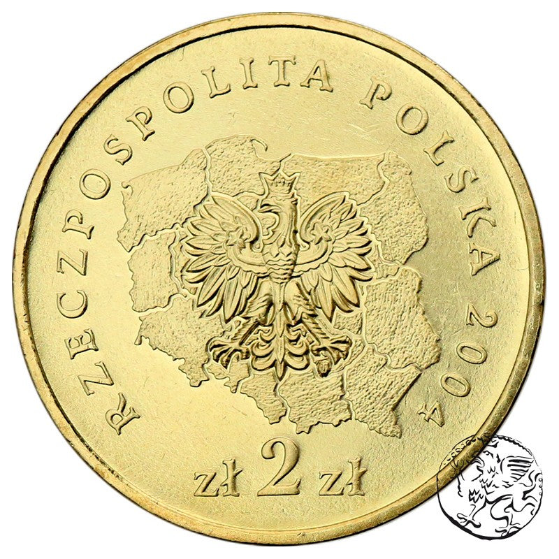 III RP, 2 złote, 2004, Województwo Śląskie