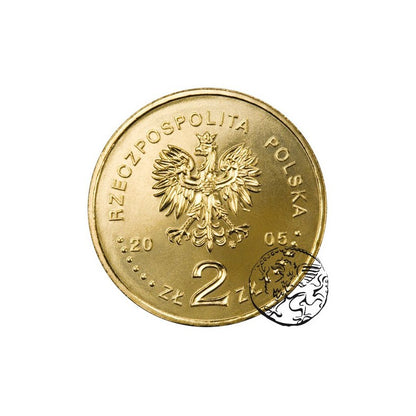 III RP, 2 złote, 2005, Jan Paweł II