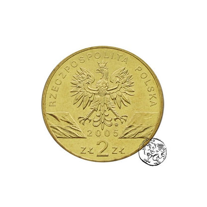III RP, 2 złote, 2005, Puchacz