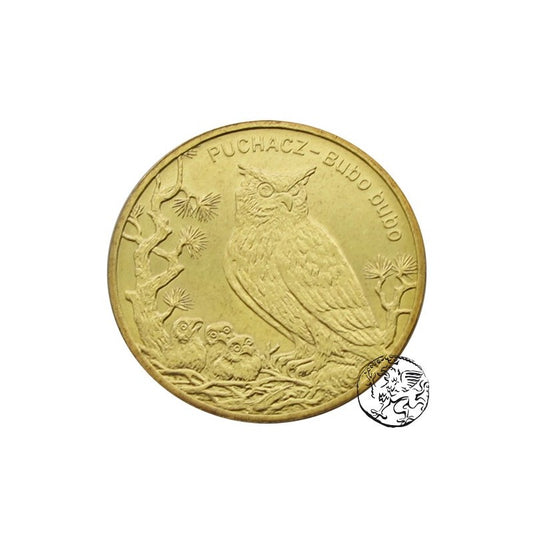 III RP, 2 złote, 2005, Puchacz