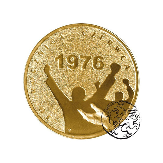 III RP, 2 złote, 2006, 30. rocznica Czerwca'76
