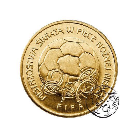 III RP, 2 złote, 2006, MŚ w piłce nożnej Niemcy