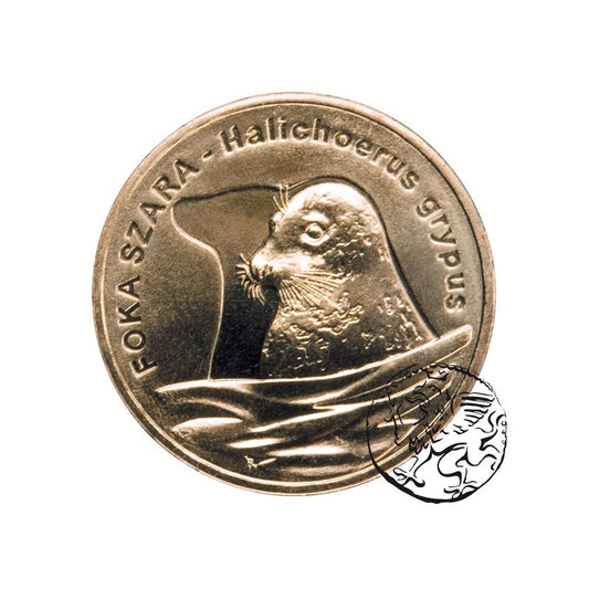 III RP, 2 złote, 2007, Foka Szara