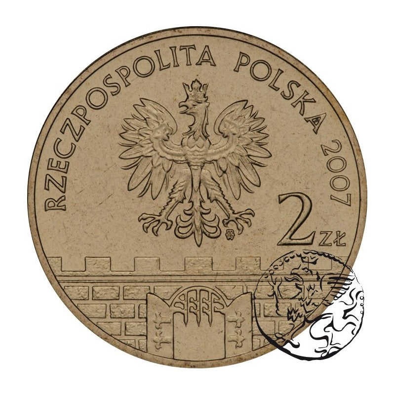 III RP, 2 złote, 2007, Kwidzyn