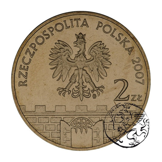 III RP, 2 złote, 2007, Słupsk