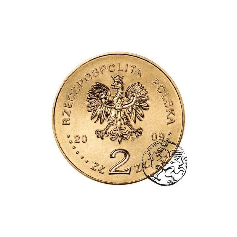 III RP, 2 złote, 2009, Jędrzejów