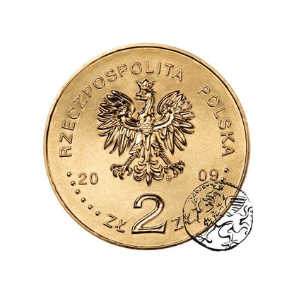 III RP, 2 złote, 2009, Trzebnica