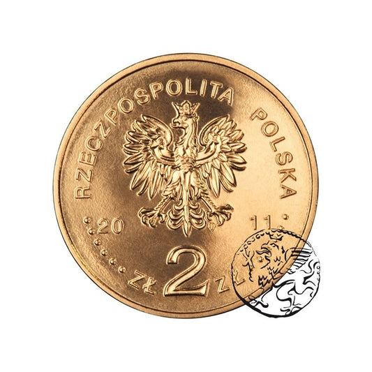 III RP, 2 złote, 2011, Ignacy Jan Paderewski