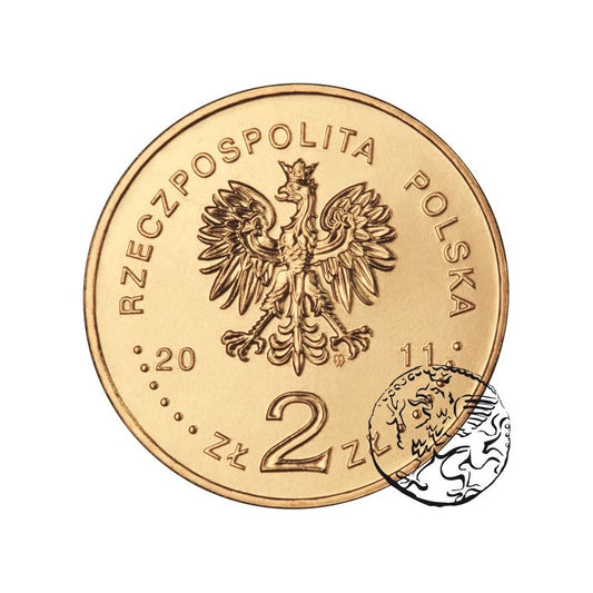 III RP, 2 złote, 2011, Kraków - klasztor paulinów