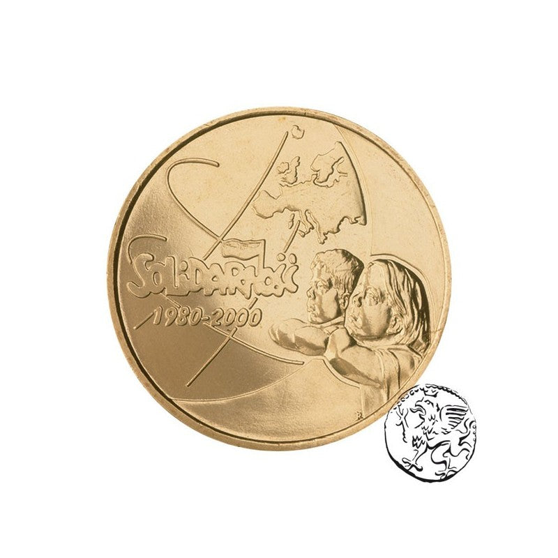 III RP, 2 złote,2000, 20 lat NSZZ Solidarność