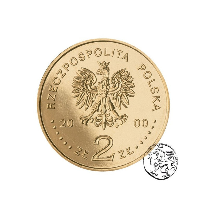 III RP, 2 złote,2000, 20 lat NSZZ Solidarność