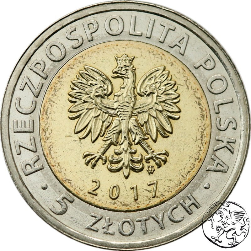 III RP, 5 złotych, 2017, Kaplica Trójcy Świętej na Zamku Lubelskim