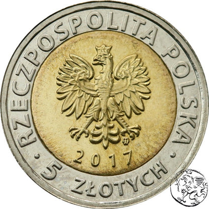 III RP, 5 złotych, 2017, Odkryj Polskę – Centralny Okręg Przemysłowy