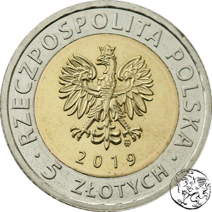 III RP, 5 złotych, 2019, Odkryj Polskę – Kopiec Wyzwolenia