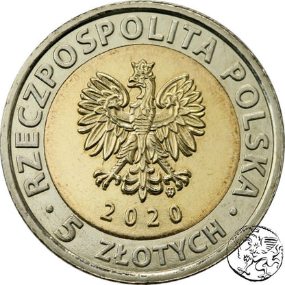 III RP, 5 złotych, 2020, Odkryj Polskę – Kościół Mariacki