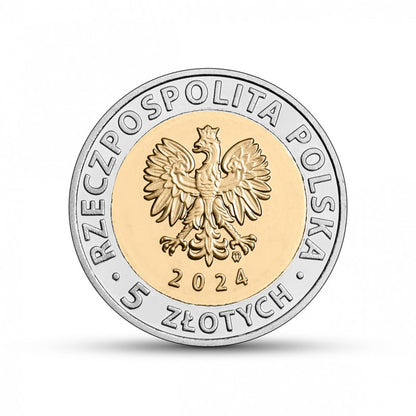 III RP, 5 złotych, 2024, Odkryj Polskę – Opactwo Benedyktynów w Tyńcu