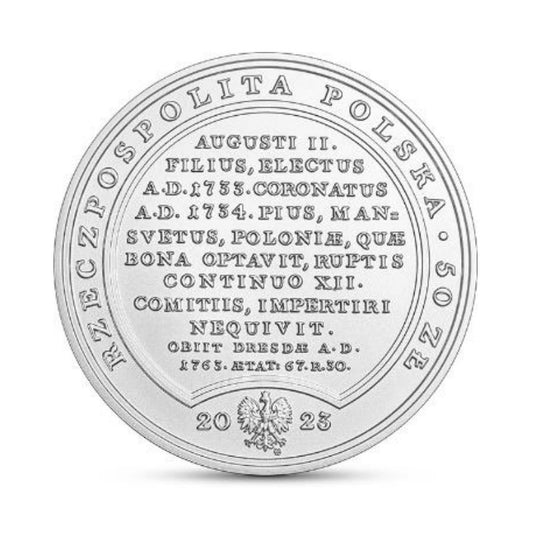 III RP, 50 złotych, 2023, August III Sas